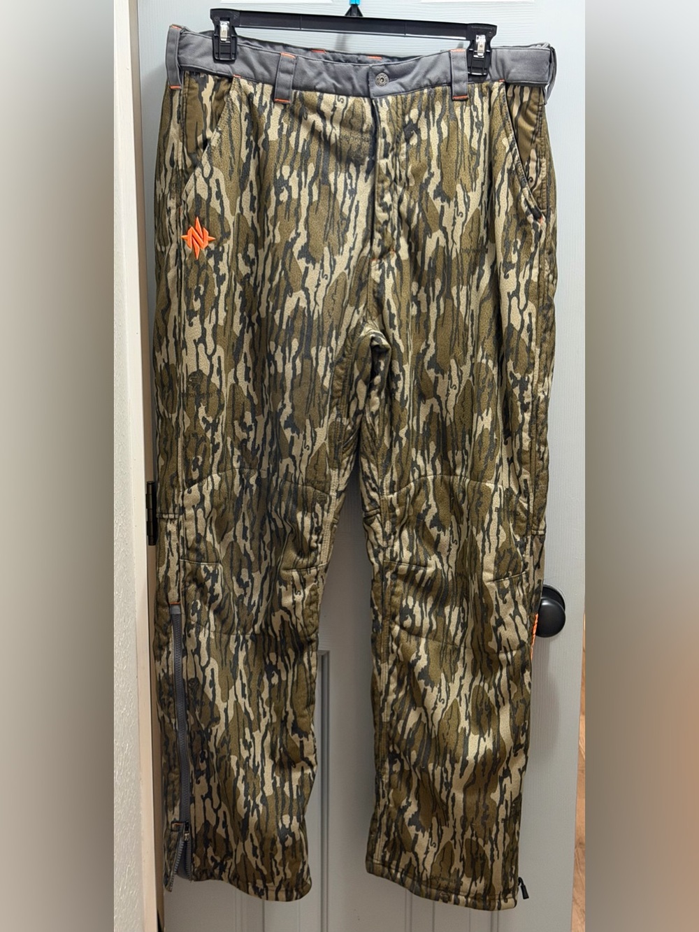 Nomad Pants Mossy Oak Bottomland Hunting Pants Scent Control Fleece Lined XXL